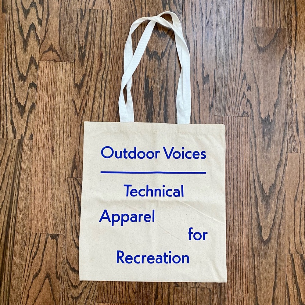 Outdoor Voices Canvas Tote Bag